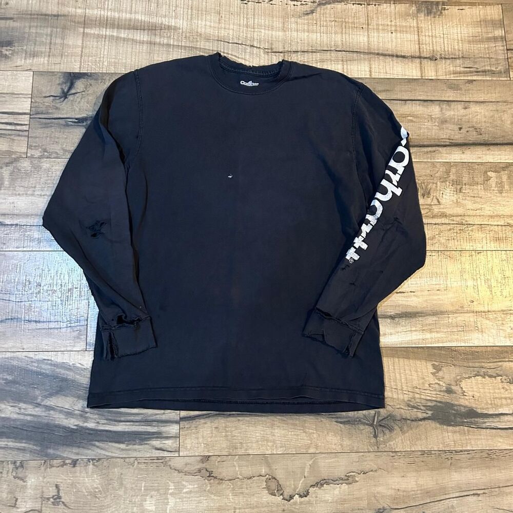 Carhartt Men's Black and Navy T-shirt
